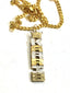 Vertical Nameplate Necklace
