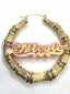 Onyx Bamboo Earring