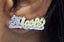 10K Single Plated Name Earring