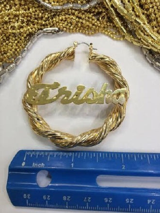 Twisted Hoop Earring