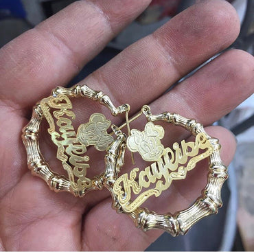 Character Bamboo Earrings