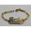 14K GP & Silver Toddler Bracelet