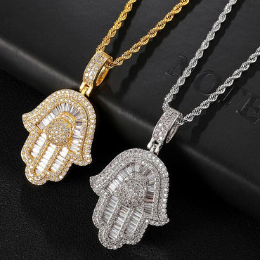 Iced Out Hamsa