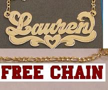 10K Gold Single Plated Necklace