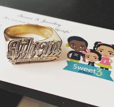 Personalized Name Ring