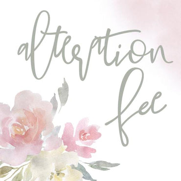 Alteration Fee