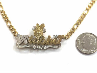 Double Plated Character Necklace