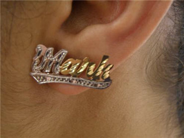 Personalized Custom Gold Hoop XOXO Earrings Name Plate Laser  Etsy   Swirled heart Beautiful necklaces Custom earrings
