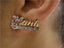 14k GP Stud Earring