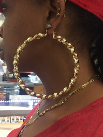 Twisted 3in Hoop
