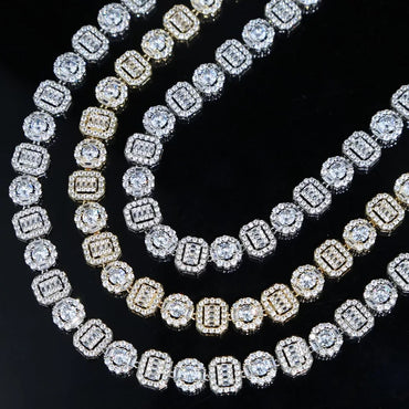 CZ Baguette Necklace